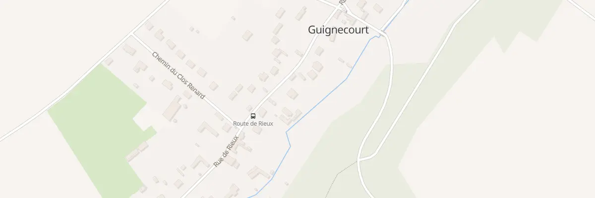 Plan du 133 Rue de Rieux à Guignecourt