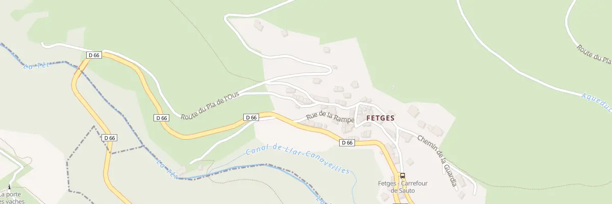 Plan du 91 Fetges à La Llagonne
