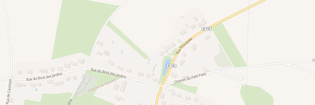 Plan du 5986 Rue Principale au Coudray-sur-Thelle