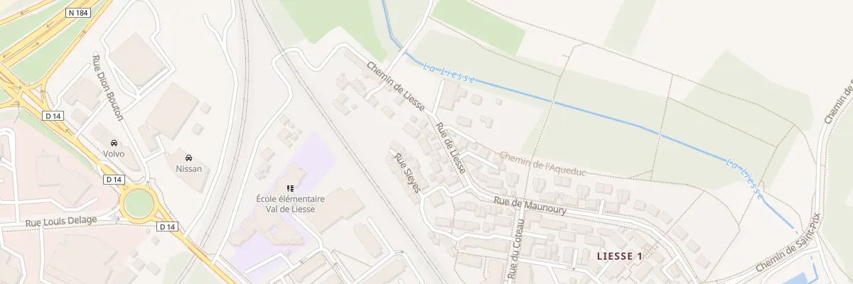 Plan du 8 Rue de Maunoury à Saint-Ouen-l’Aumône