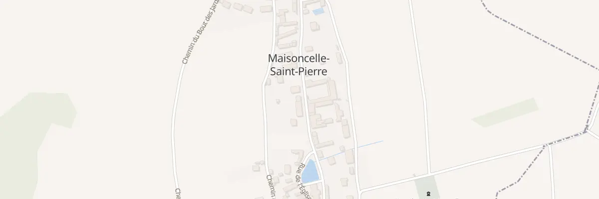 Plan du 23 Rue de l’Eglise à Maisoncelle-Saint-Pierre