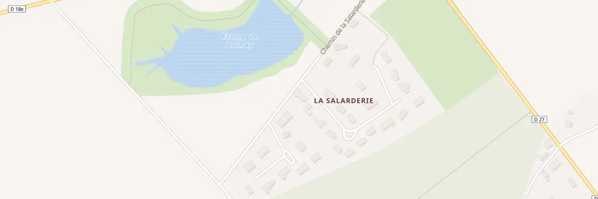 Plan du 29 La Salarderie à Brinay