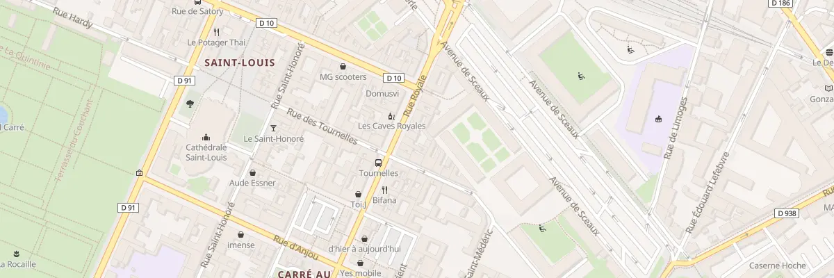 Plan du 17 Rue Royale à Versailles
