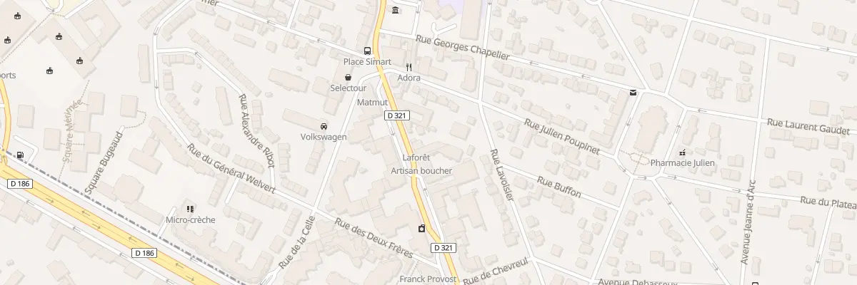Plan du 34 Rue de Versailles au Chesnay-Rocquencourt