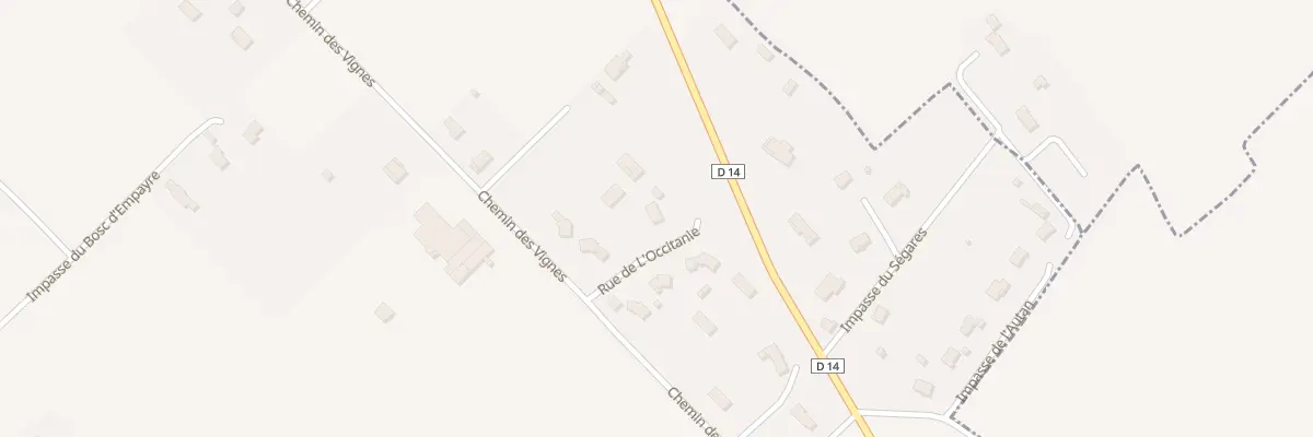 Plan du 10 Rue de L’Occitanie à Lescout