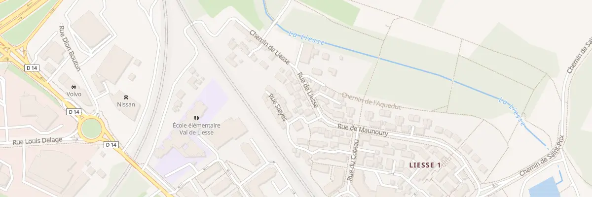 Plan du 18 Rue de Maunoury à Saint-Ouen-l’Aumône