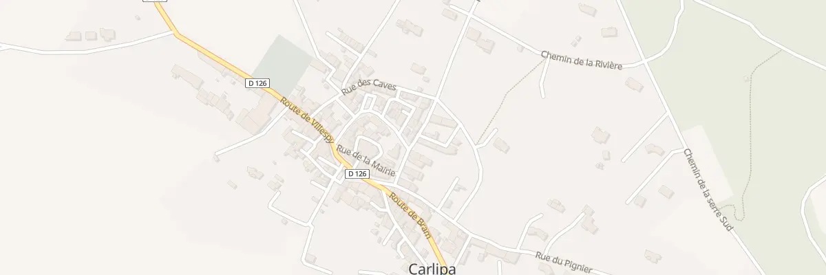 Plan du 1 Rue du Poste à Carlipa