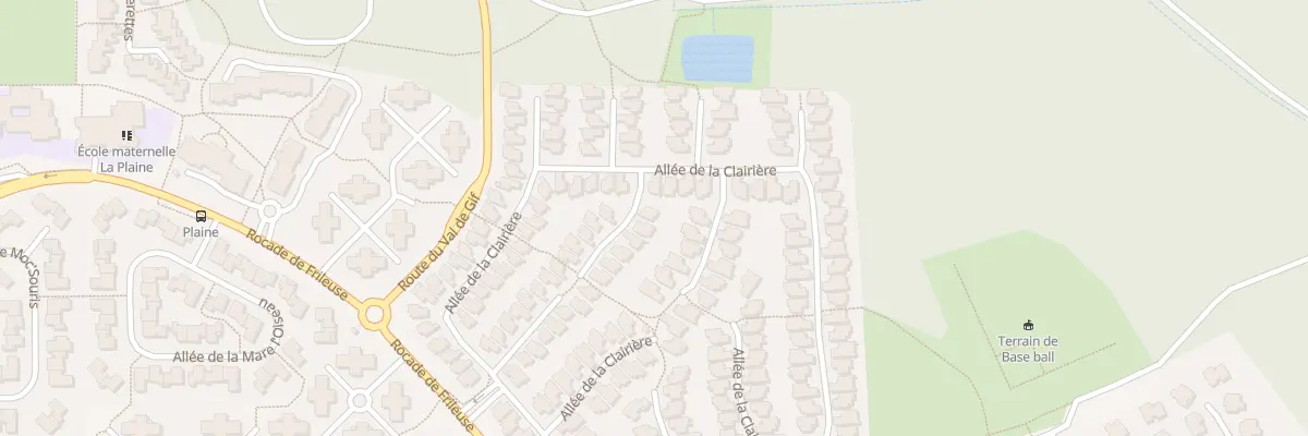 Plan du 60 All de la Clairiere à Gif-sur-Yvette