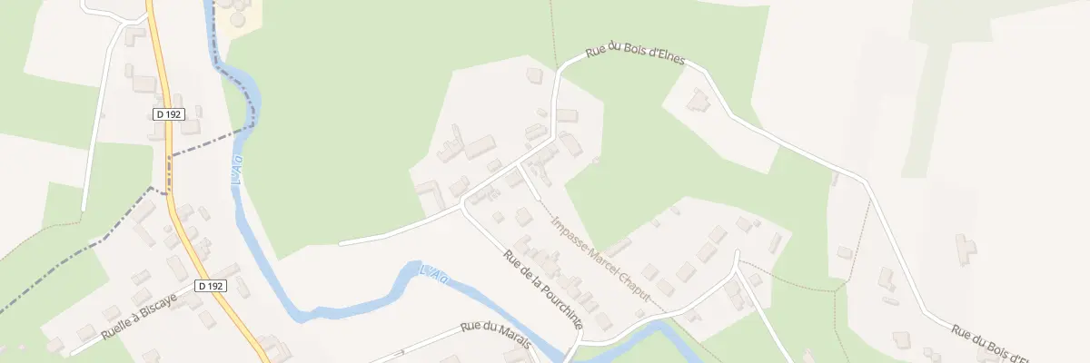 Plan du 24 Rue de la Pourchinte à Elnes