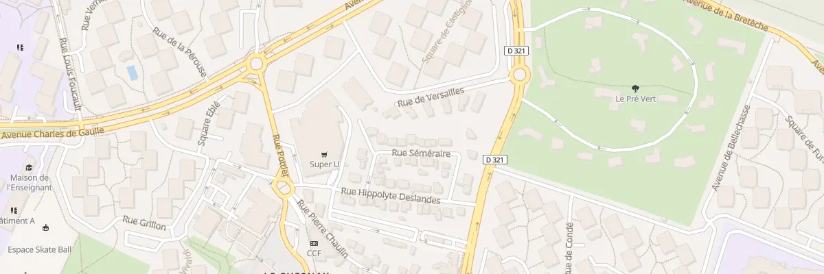 Plan du 24 Rue Séméraire au Chesnay-Rocquencourt