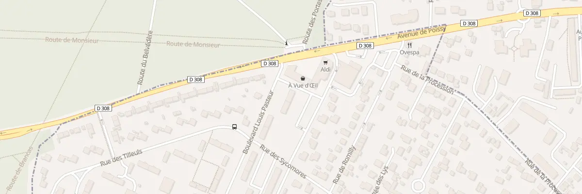 Plan du 18 Bd Pasteur au Mesnil-le-Roi