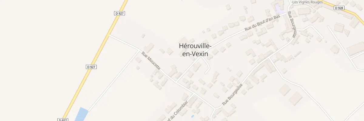 Plan du 16B Rue du Bout d’en Bas à Hérouville-en-Vexin