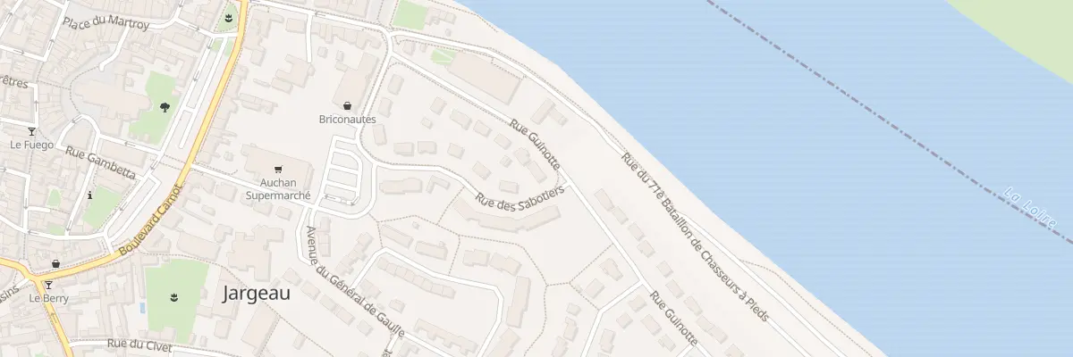 Plan du 10 Rue Guinotte à Jargeau