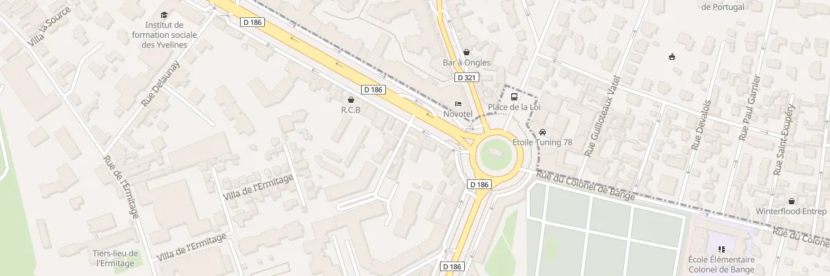 Plan du 7 Bd Saint-Antoine à Versailles
