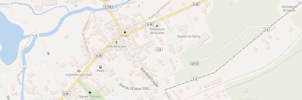 Plan du 8 Bd Legrand à Saclas