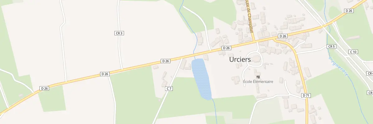 Plan du 4 Le Bourg à Urciers