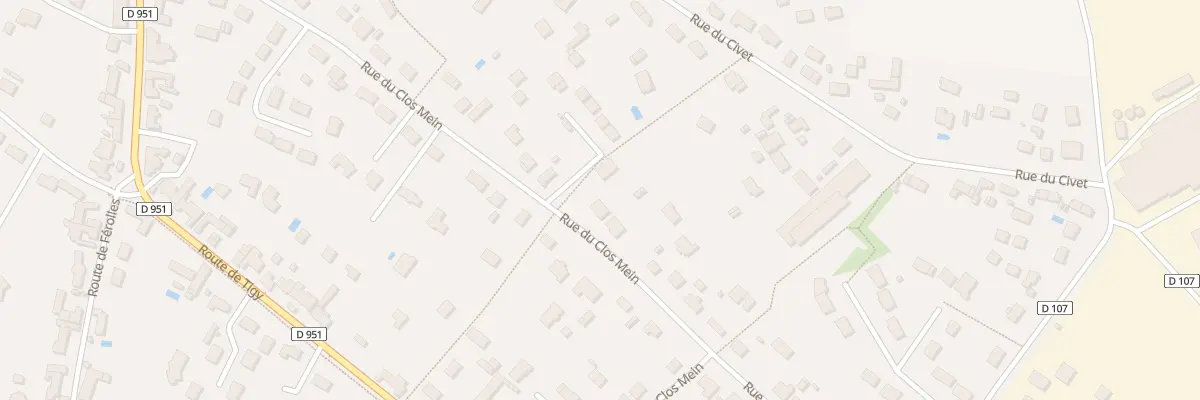 Plan du 29 Rue du Clos Mein à Jargeau