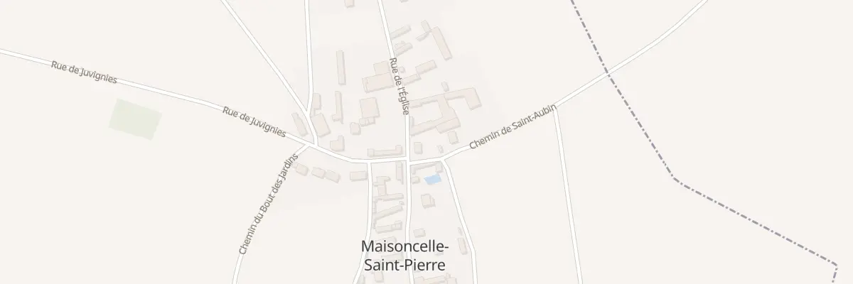 Plan du 32 Rue de l’Eglise à Maisoncelle-Saint-Pierre