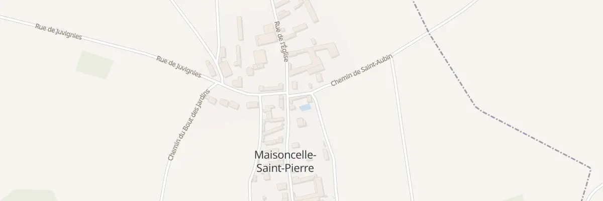 Plan du 30 Rue de l’Eglise à Maisoncelle-Saint-Pierre
