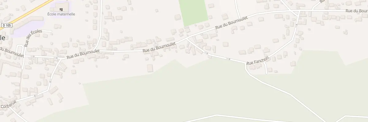 Plan du 158 Rue du Bournoulet à Amblainville
