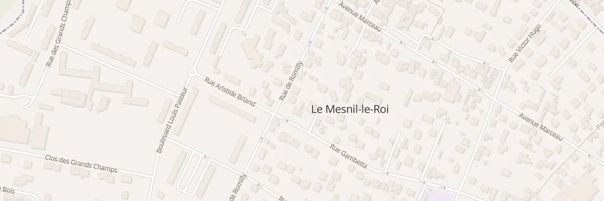 Plan du 106 Rue Gambetta au Mesnil-le-Roi