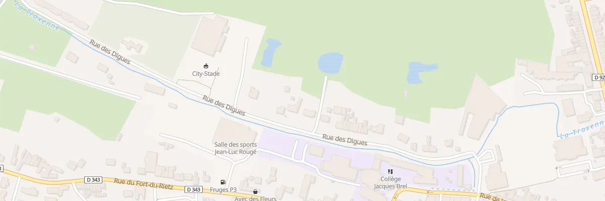 Plan du 44 Rue des Digues à Fruges