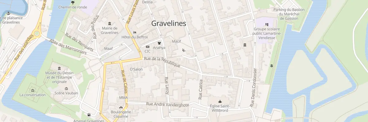 Plan du 15 Rue de la République à Gravelines