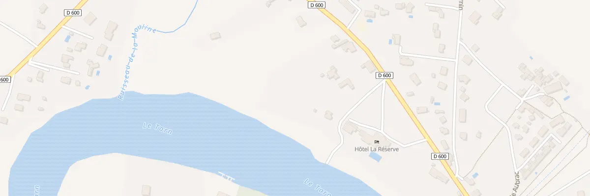Plan du 93 Rte de Cordes à Albi
