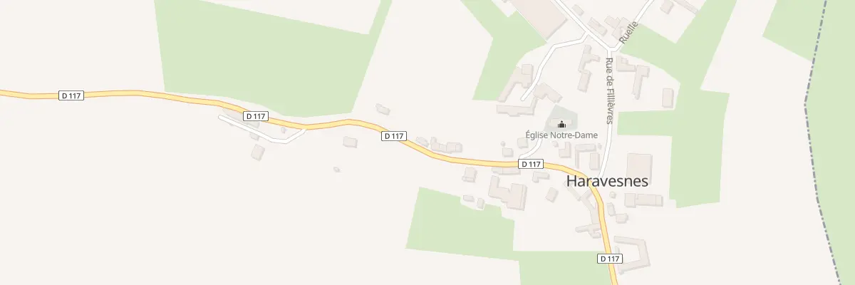Plan du 9 Rue de Quoeux à Haravesnes