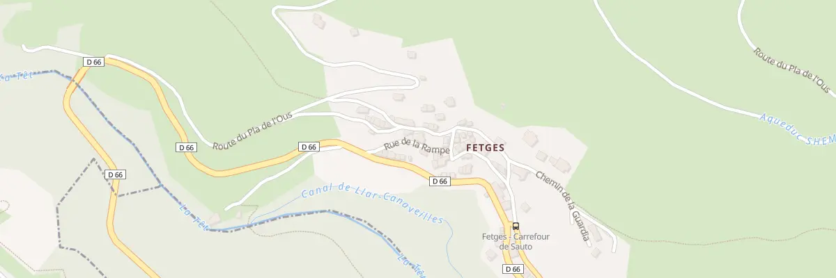 Plan du 5003F Fetges à Sauto
