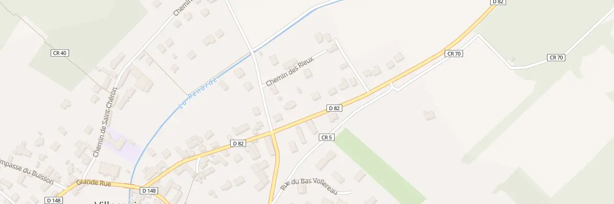 Plan du 21B Rte de Souzy à Villeconin