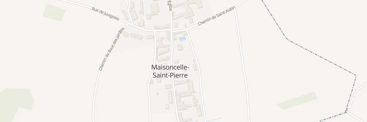 Plan du 24 Rue de l’Eglise à Maisoncelle-Saint-Pierre