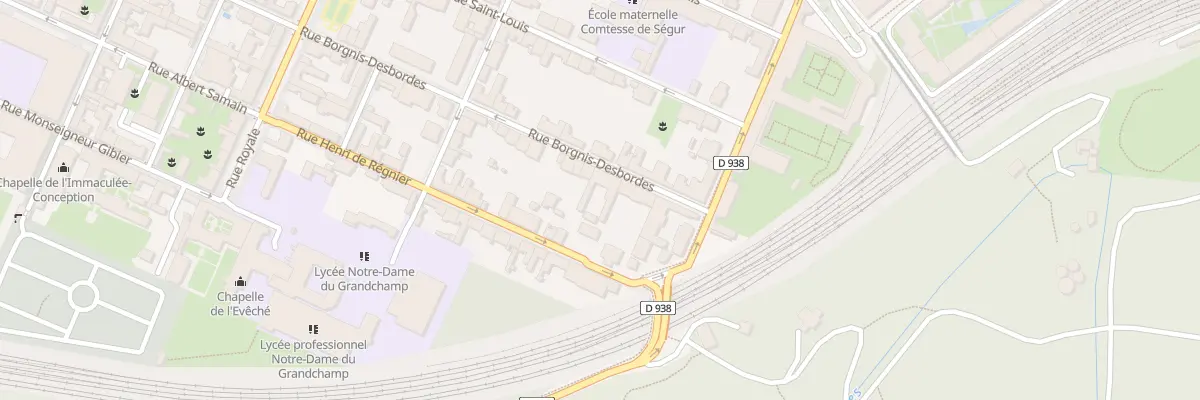 Plan du 26 Rue Borgnis Desbordes à Versailles