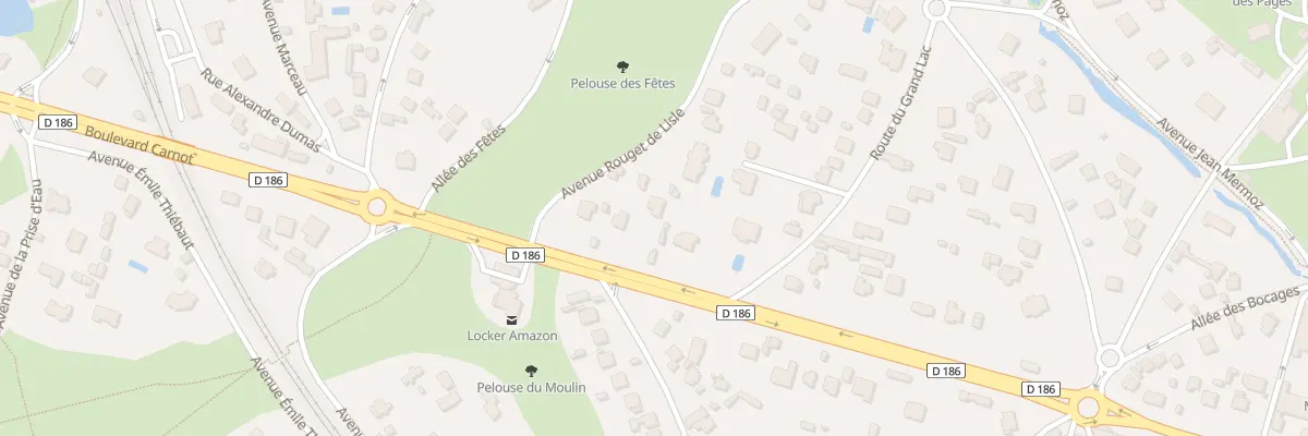 Plan du 90 Bd Carnot au Vésinet