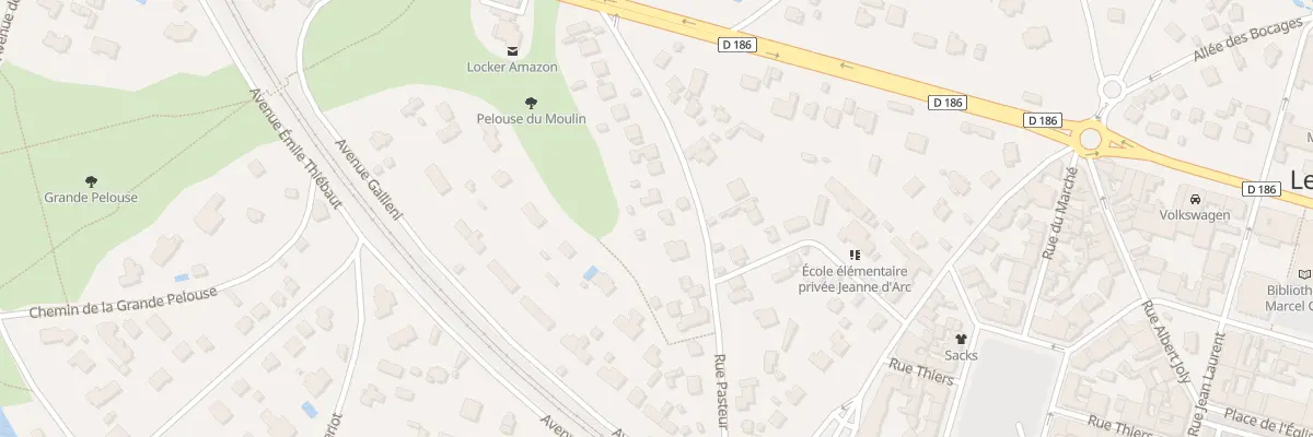 Plan du 17 Rue Pasteur au Vésinet