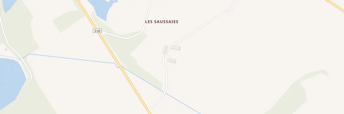 Plan du 2 Les Saussaies à Chezal-Benoît