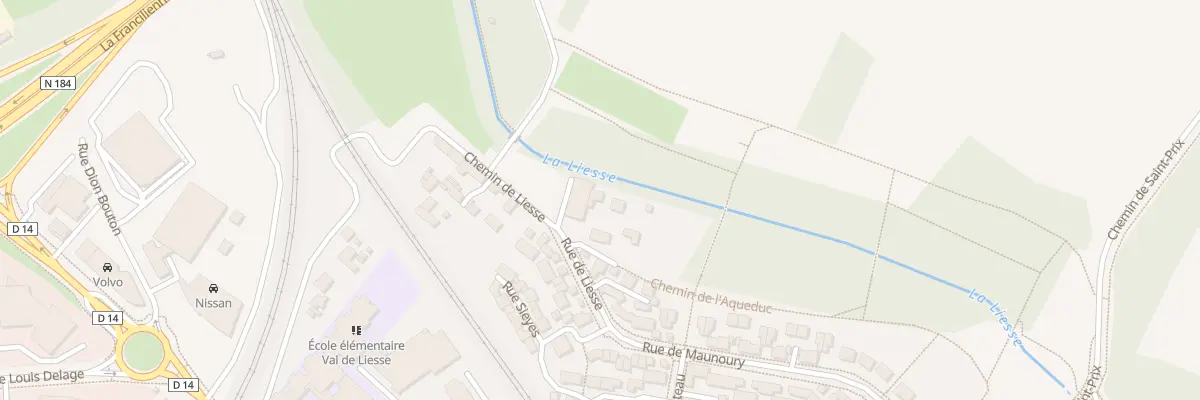 Plan du 3 Che de l’Aqueduc à Saint-Ouen-l’Aumône