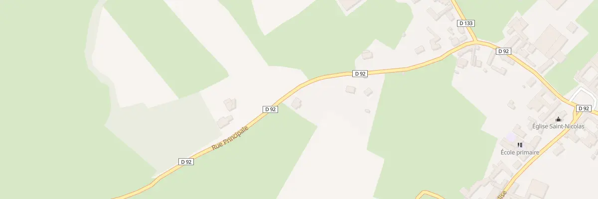 Plan du 3 Rue Principale le Village à Audincthun