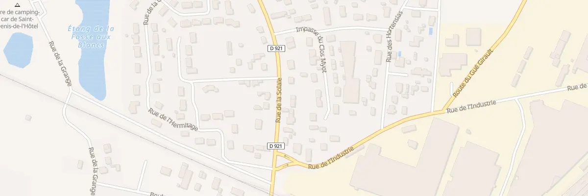 Plan du 36 Rue de la Solaie à Saint-Denis-de-l’Hôtel