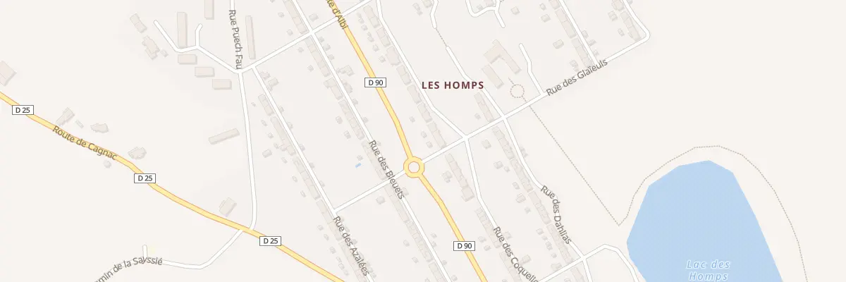 Plan du 50 Rue des Coquelicots à Cagnac-les-Mines