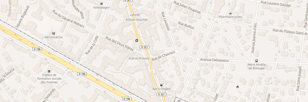 Plan du 22 Rue de Versailles au Chesnay-Rocquencourt