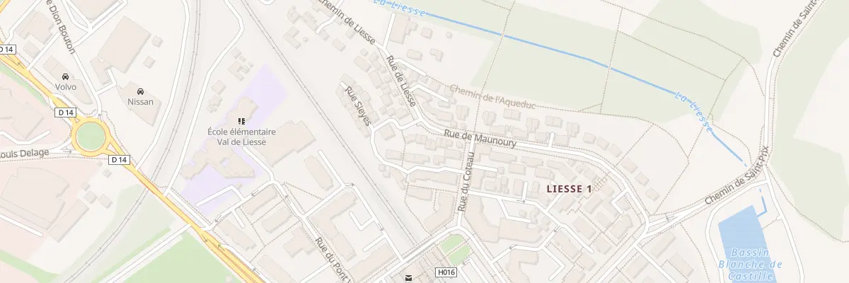 Plan du 34 Rue de Maunoury à Saint-Ouen-l’Aumône