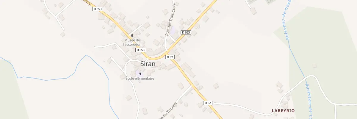 Plan du 5043 Le Bourg à Siran