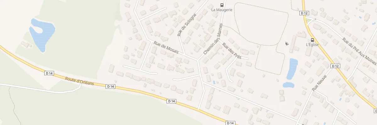 Plan du 1 Rue de Mosais à Vienne-en-Val