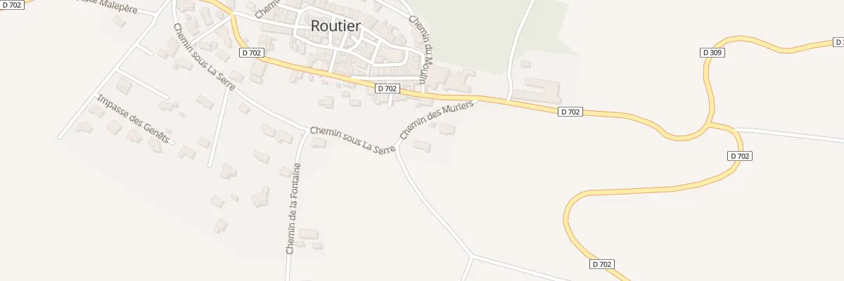 Plan du 115 Devant Le Chateau à Routier