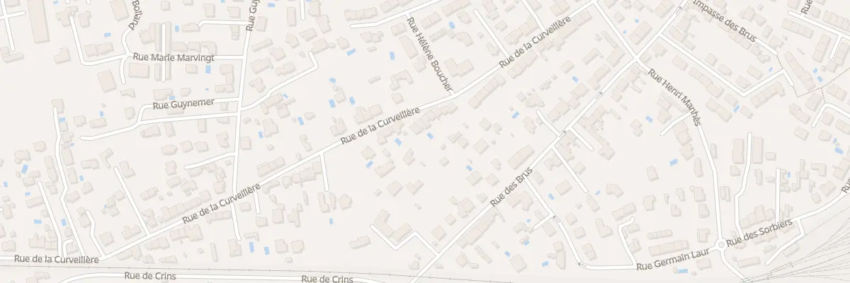 Plan du 65 Rue de la Curveillère à Albi