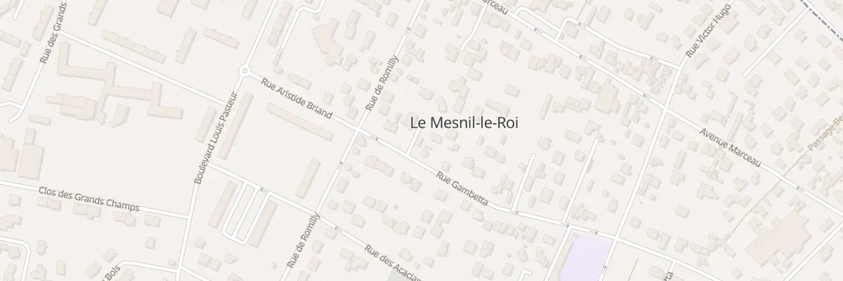 Plan du 98 Rue Gambetta au Mesnil-le-Roi