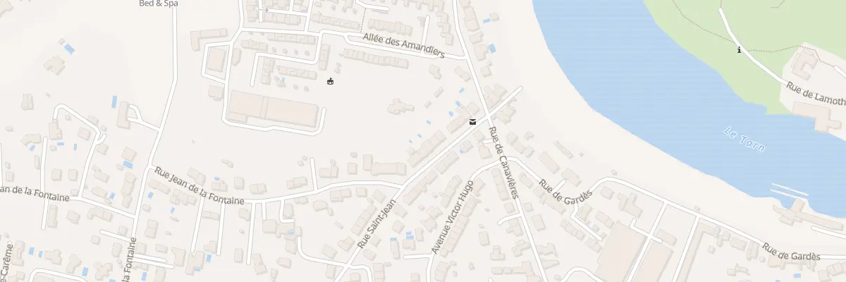 Plan du 43 Rue St Jean à Albi