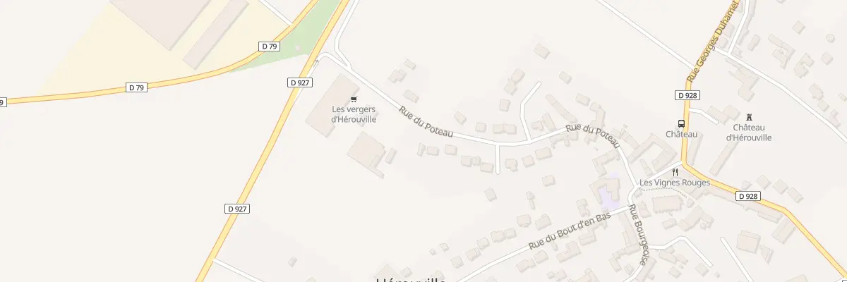 Plan du 23T Rue du Poteau à Hérouville-en-Vexin