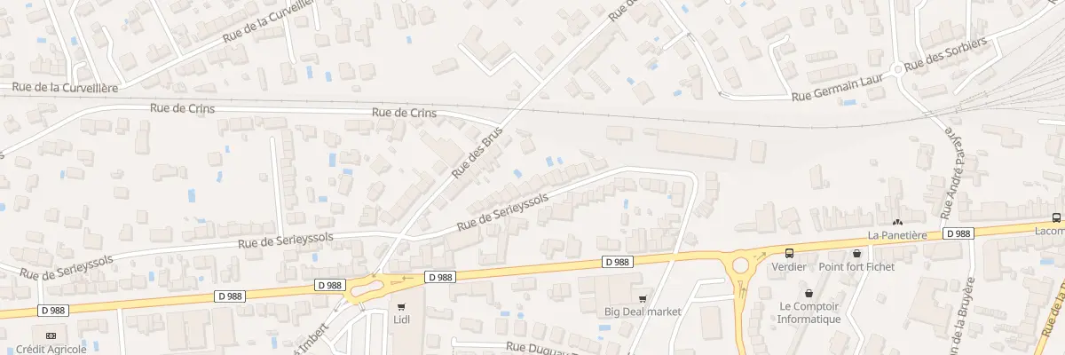 Plan du 32 Rue de Sérieyssols à Albi